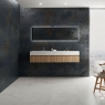 Baño con revestimiento Mine Blue 60x120