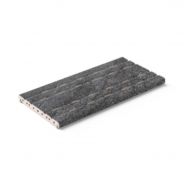 Grelha de drenagem antiderrapante Volcanic Lava RJ25 24,5x50x2,2 (Preço por caixa)