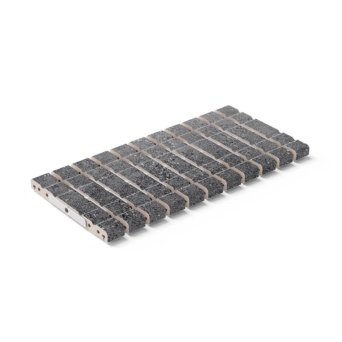 Rejilla de Drenaje Antideslizante RJ25 Flex Volcanic Lava 24,5x50x2,2 (Precio por caja)