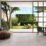 Exterior con pavimento Mustang White Antideslizante 60x60