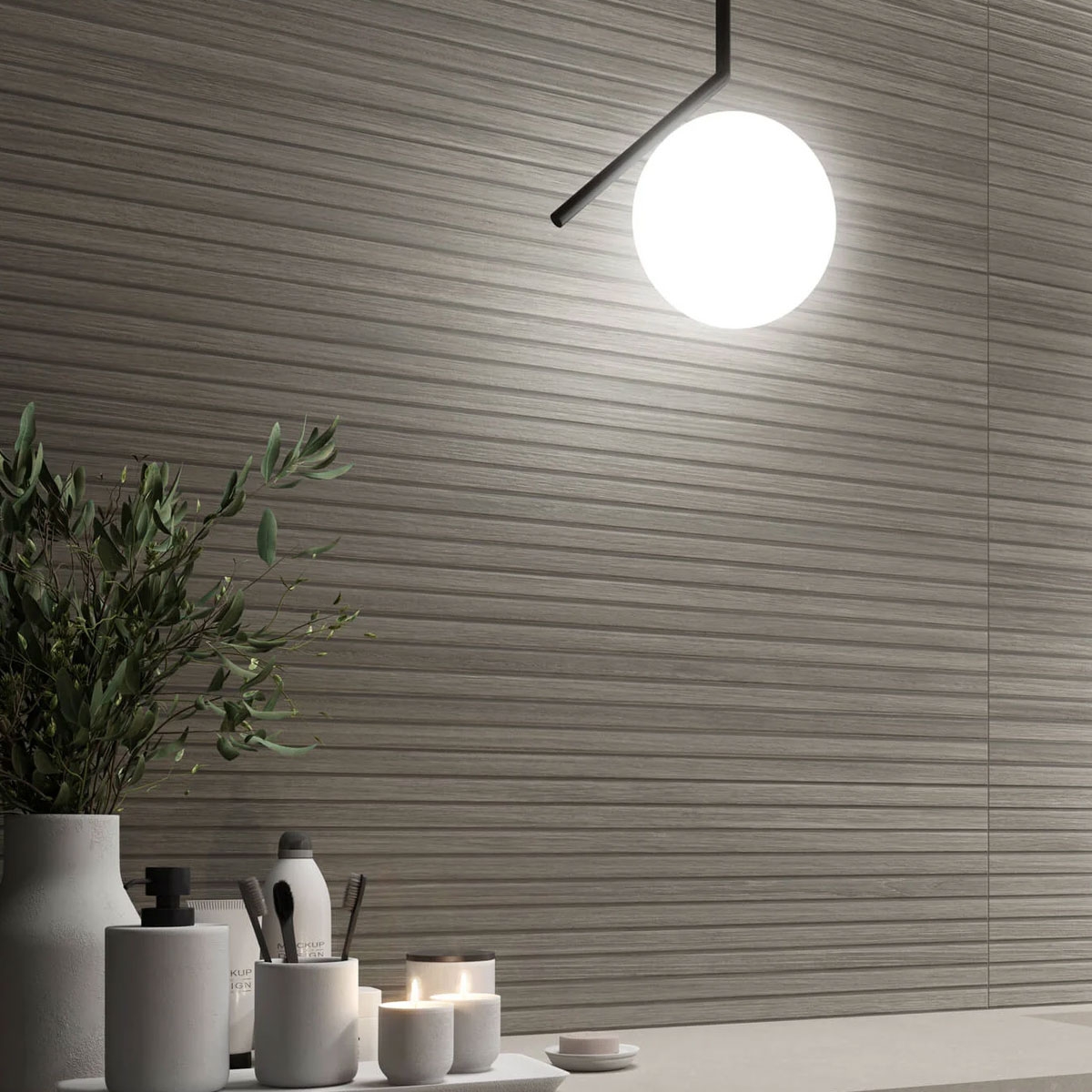 Interior con revestimiento Osaka Grey 60x120 (Caja 1.44m2)