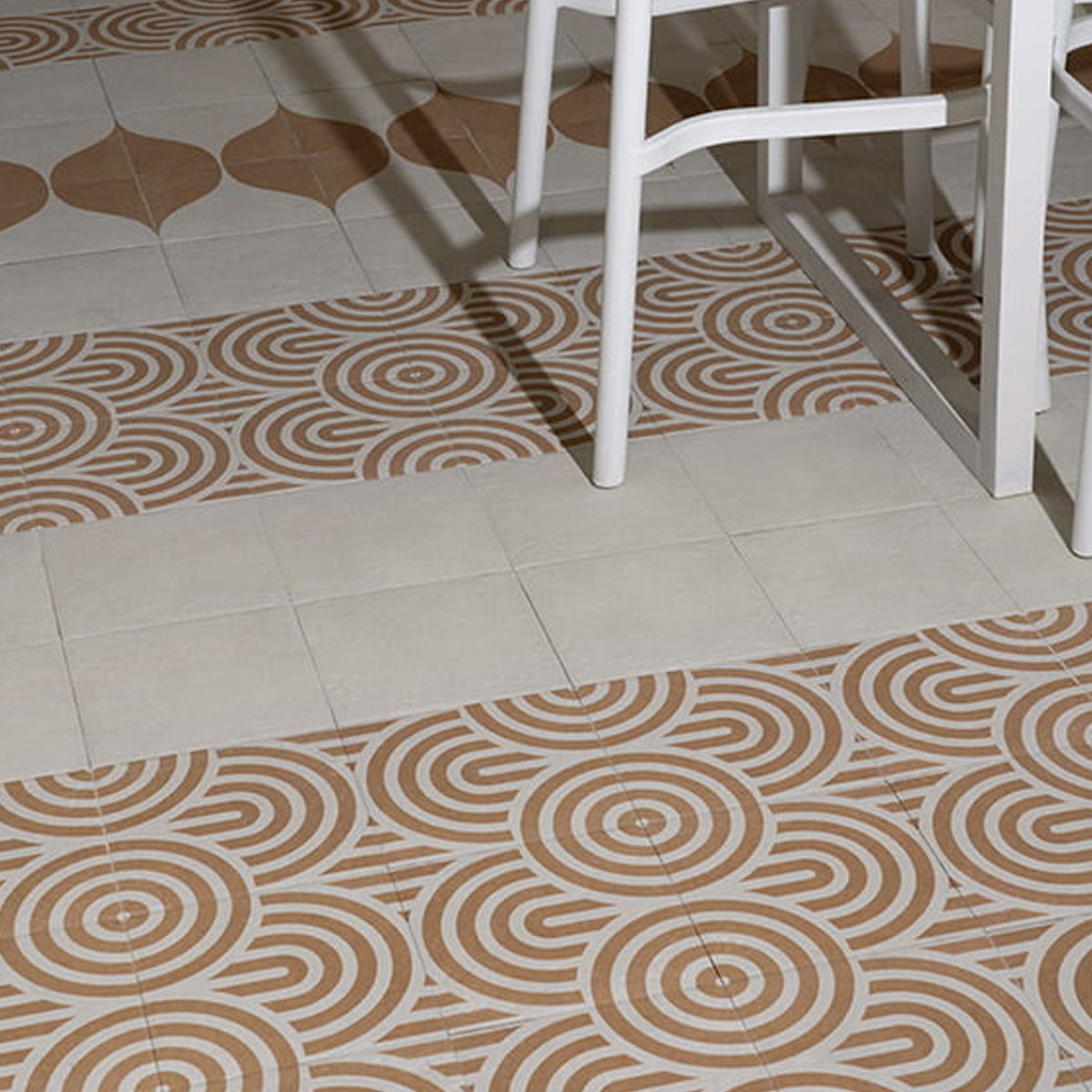 Interior con pavimento Canem Terra White Season 20x20 (Caja 1m2)