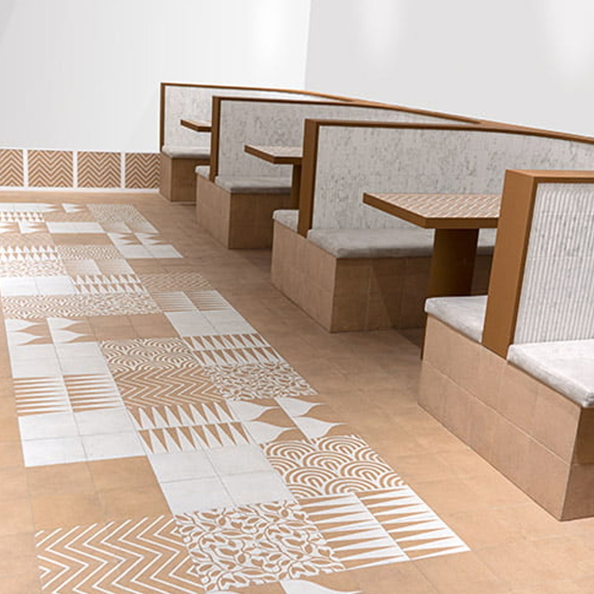 Interior con Pavimento Canem Season 20x20 cm