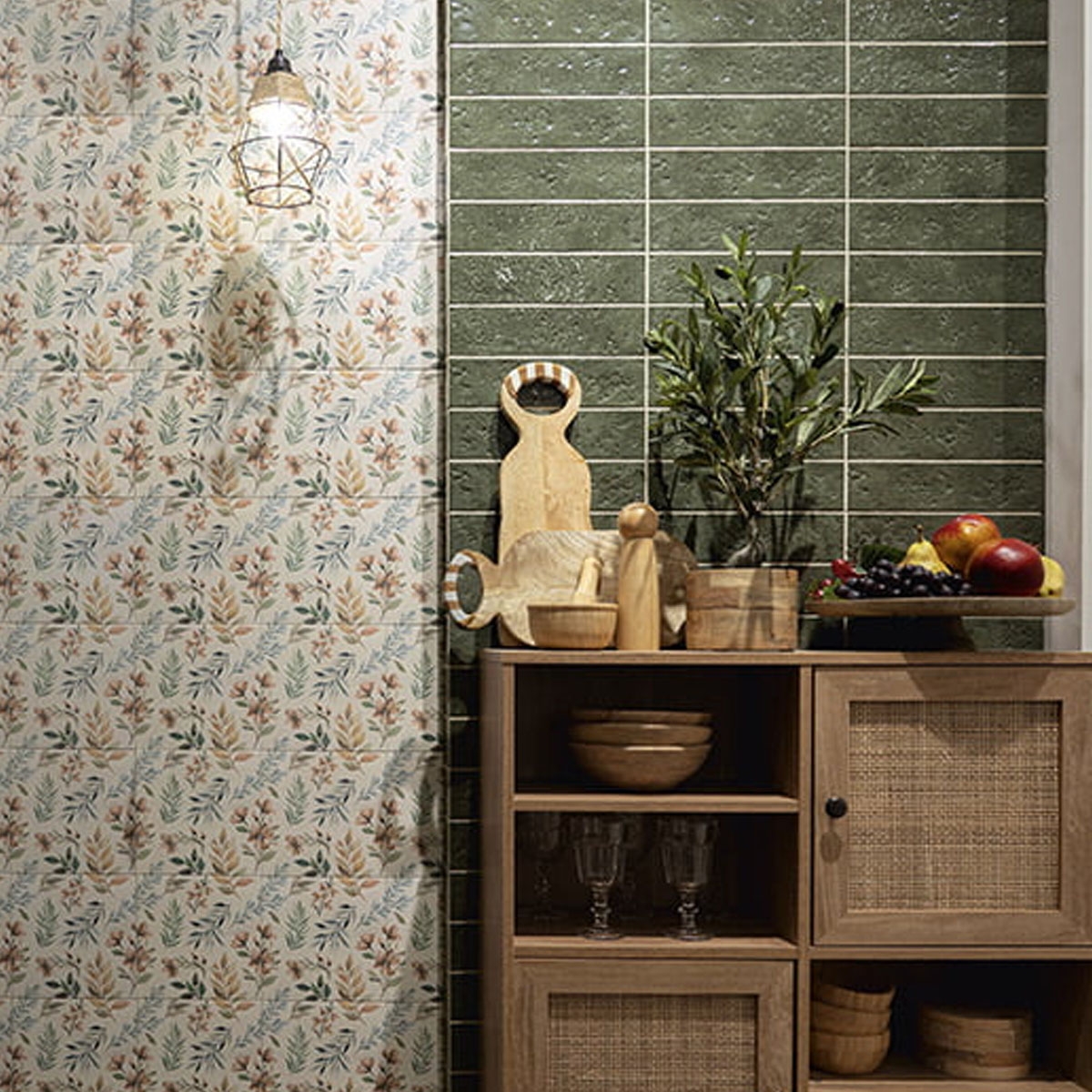 Interior con Revestimiento Normandy Fiora 20x20