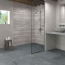 Baño con revestimiento Q Forma Grey 40x120
