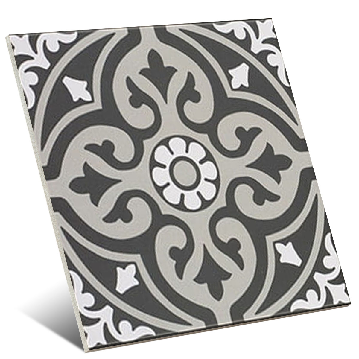 Normandy Centro Normandy Black 20x20 (Caja 1 m2)