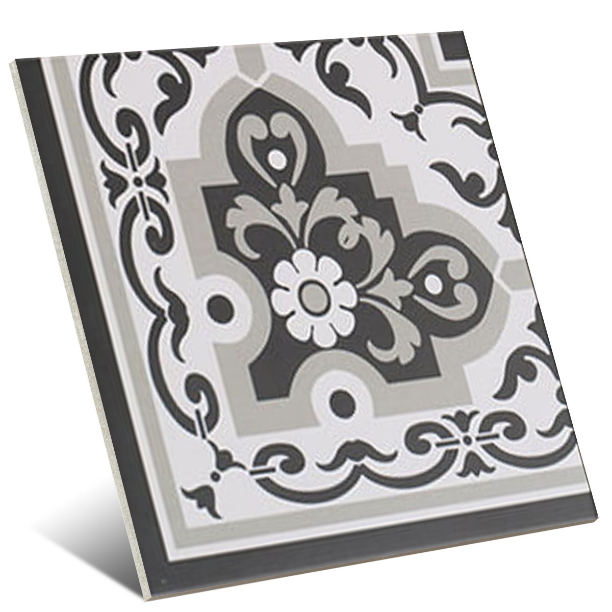 Normandy Ángulo Normandy Black 20x20 (Caja 1 m2)