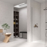 Baño con revestimiento Q Terme Sand 40x120