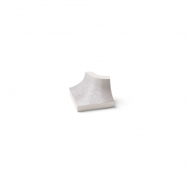 Esquina Cantonera Exterior Mizu Shiro Antideslizante 6,5x6,5 (Caja 4 piezas)