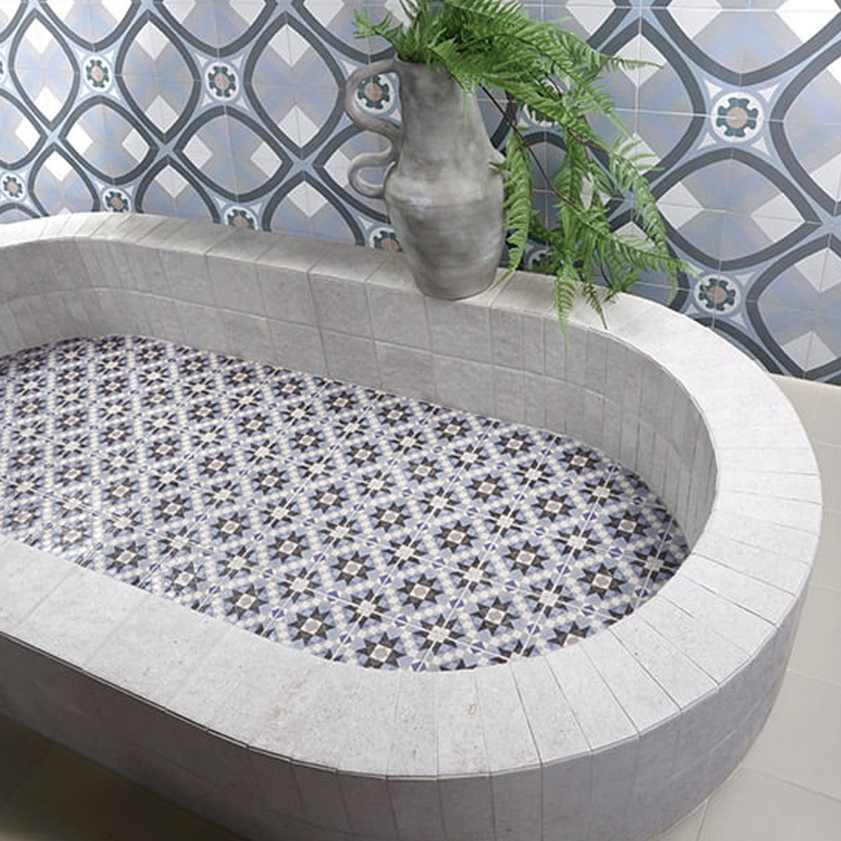 Interior con Revestimiento Marrakech Agadir Azur 15x15