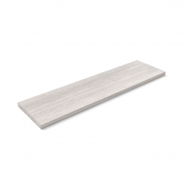 Peldaño Recto Tapa Veincut Basalt 33x120 (Caja 1 pieza)