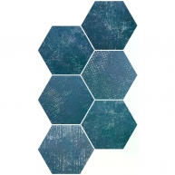 Saona Borneo Matte Blue 23x27 (Schachtel mit 0,75m²)