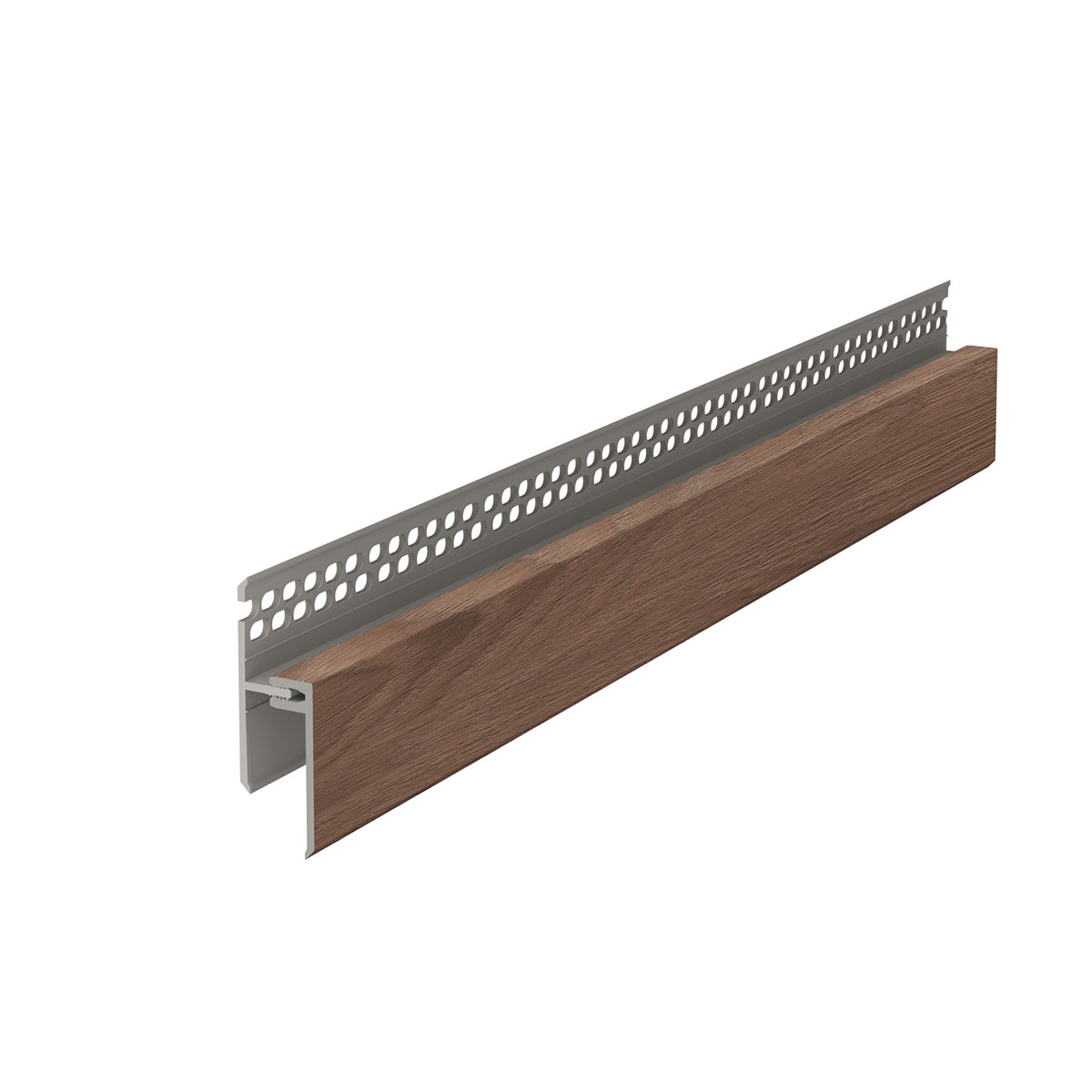 Perfil Ventilación 2 partes Chocolate Oak 600x6x5 (Caja 6m)