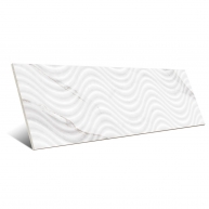 Asaro Relieve Blanco 30x90 (Caja 1.35m2)