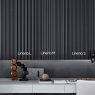 Painel Antracite Linerio M-Line 265x12.2x1.20 (Preço por caixa)