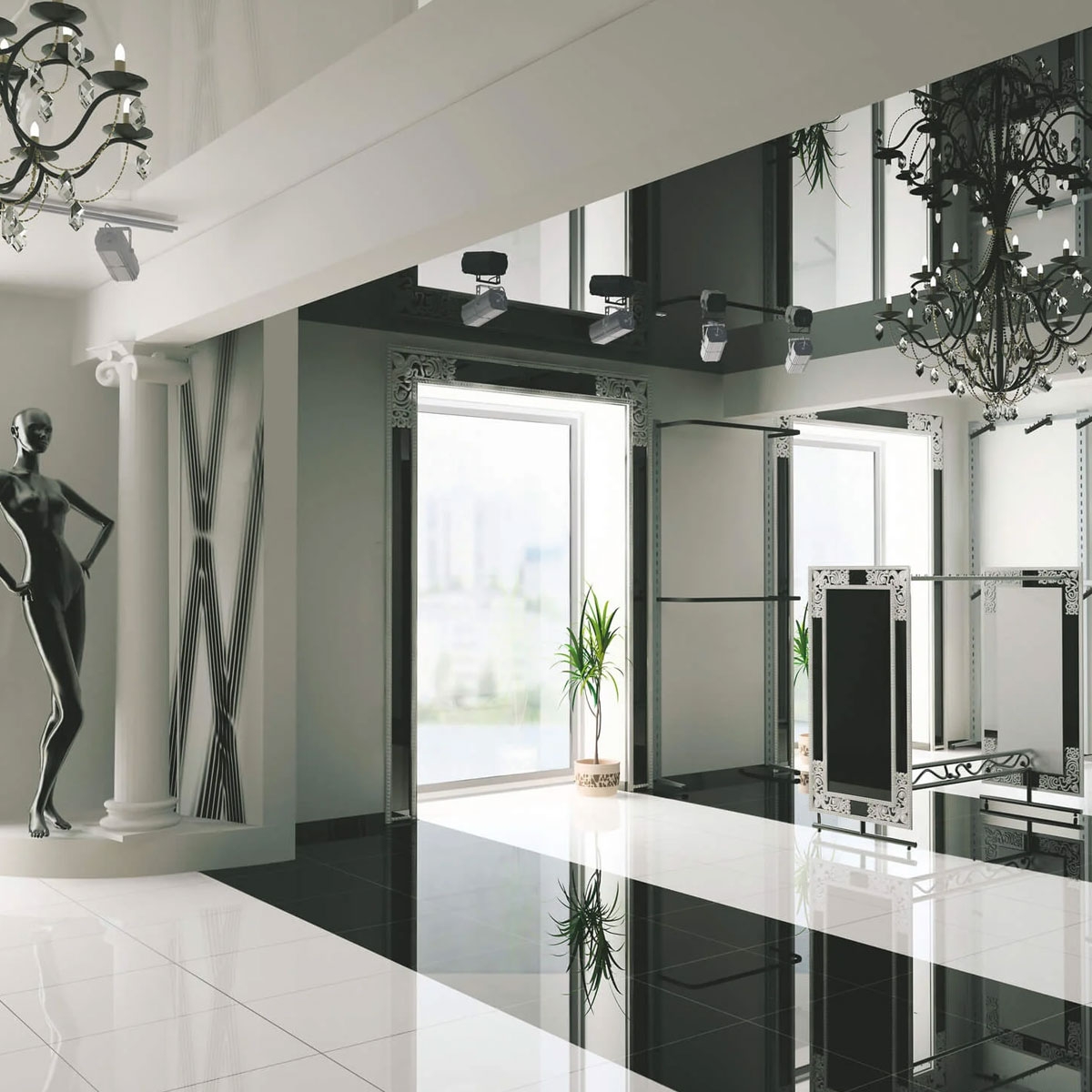 Super Noir Poli 60x60 (Carton de 1.44m2)