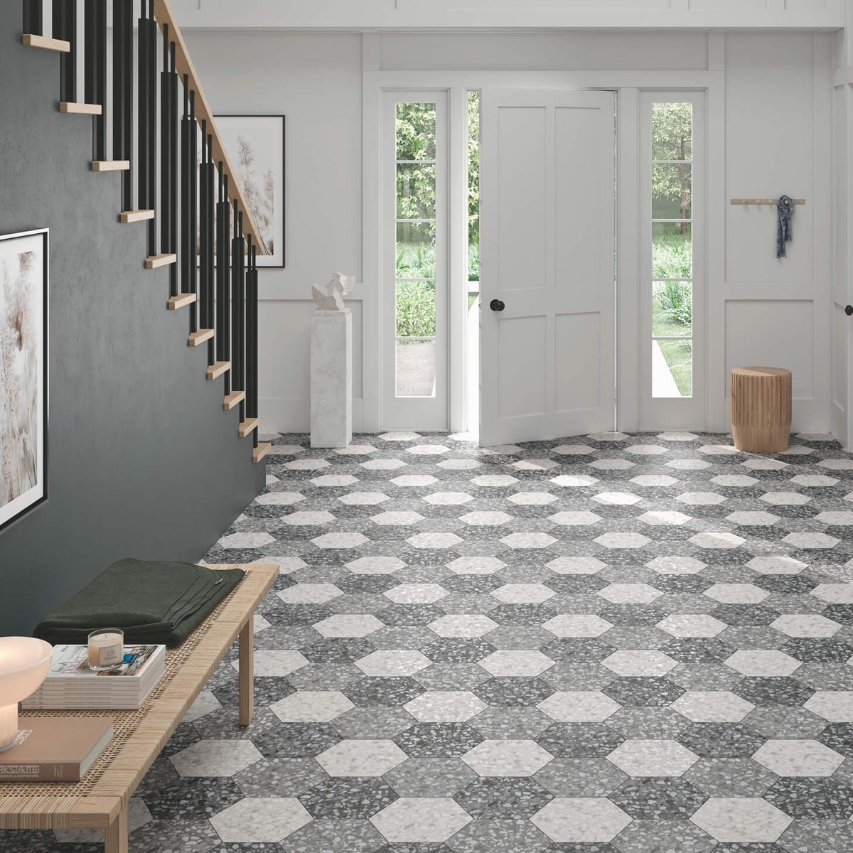 Terazzo Cinzento Mate 23x27 (Caixa de 0,75 m2)