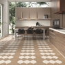 Interior con pavimento Canem Terra Canem Season 20x20