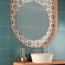 Baño con revestimiento Normandy Technical Soft Teal 20x20