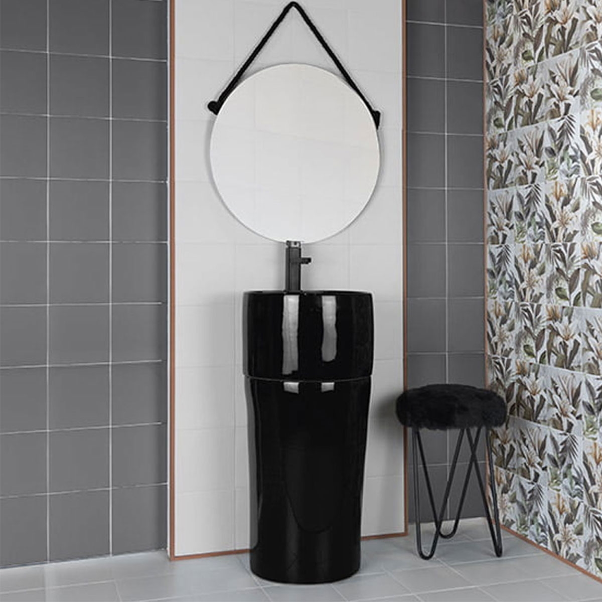 Baño con revestimiento Normandy Technical Soft Shell 20x20 (Caja 1m2)