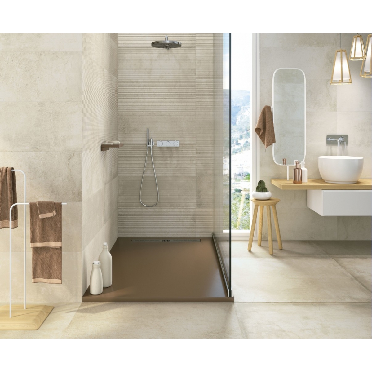 Serie 8204 Crema de Porcelanitedos - Carrelage Grande Salle de Bain