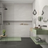 Baño con Revestimiento Eddystone P.R. Blanco 33.3x55 cm