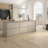 Cocina con Pavimento Lenox Nut 20x120 cm
