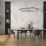 Comedor con Pavimento Lenox Roble 20x120 cm