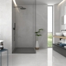 Baño con Pavimento Magda Blanco Pulido 120x120 cm