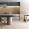 Cocina con Pavimento de Salerno-R Beige 60x120