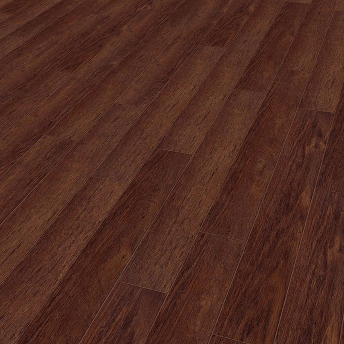 Ambiente con pavimento Lámina Autoadhesiva Merbau Exotic 15.2x91.4