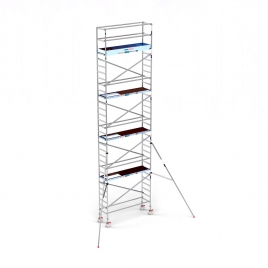 Mobile Scaffold Tower Pro 75x250 cm - 10.20 m working height
