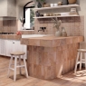Interior con revestimiento Argile Rose 7.5x30