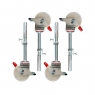 Ruedas para la Torre Andamio Eco Light 135x250 - 10,20 m Altura de trabajo