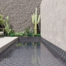 Exterior con revestimiento Marrakech Silver 15x15