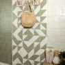 Interior con revestimiento Marrakech White 15x15