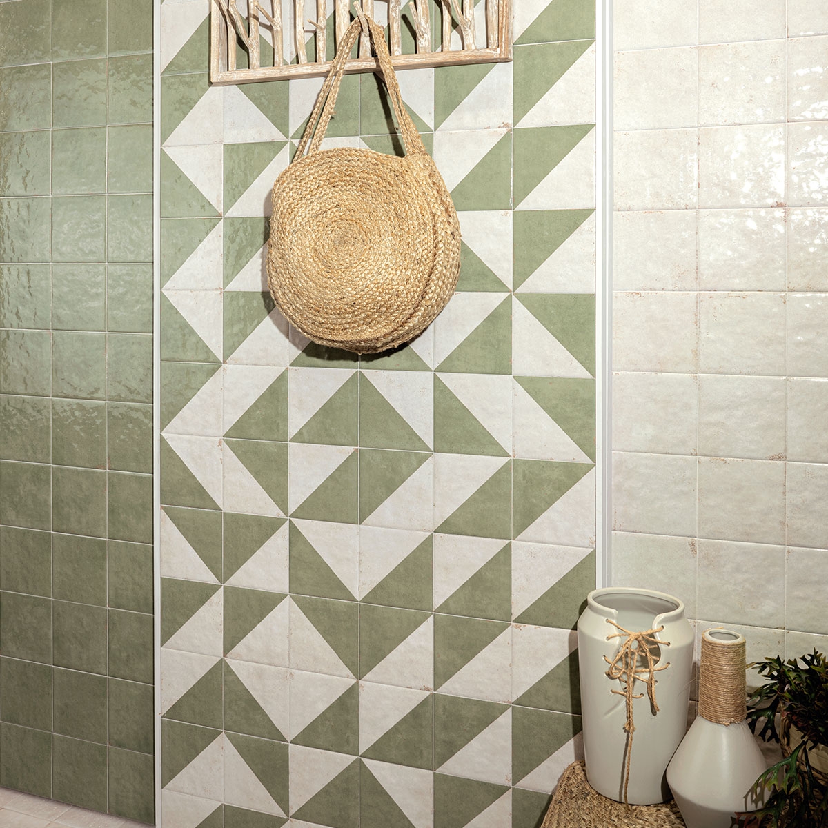 Interior con revestimiento Marrakech Tetuan Jade 15x15