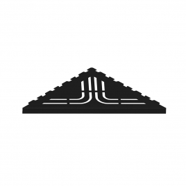 Estantes de Ducha Triangulares Beat