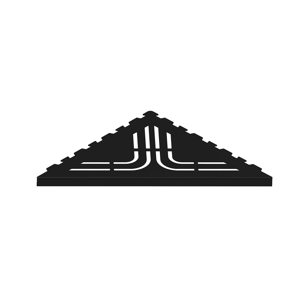 Estantes de Ducha Triangulares Beat Oscuro