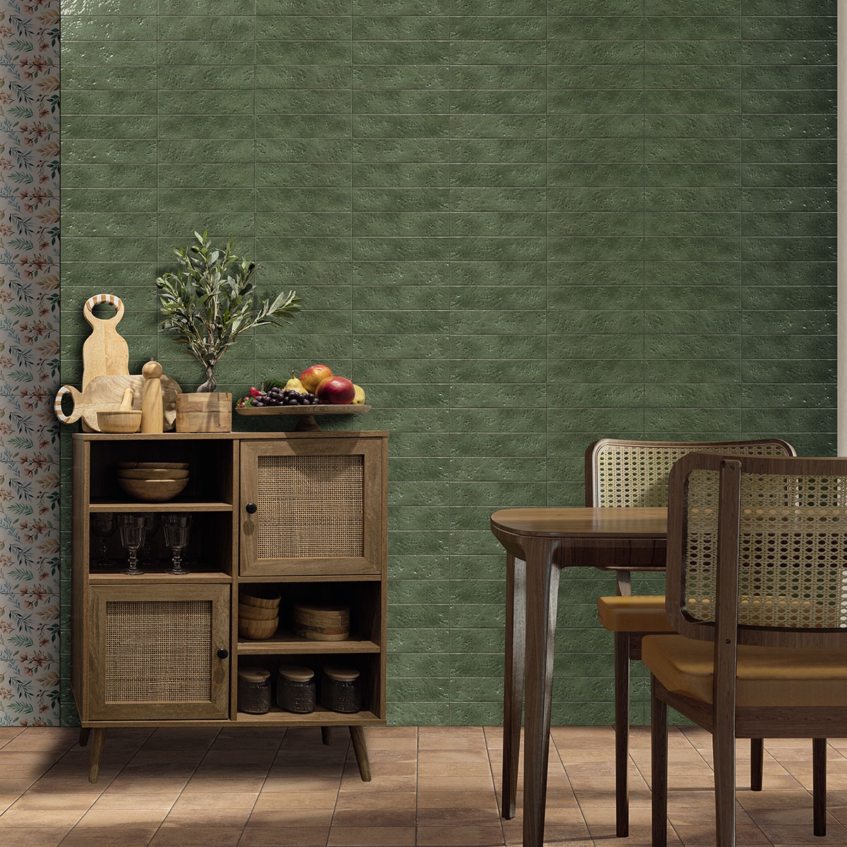 Interior con revestimiento Amalfi Selva 7.5x30