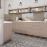 Interior con revestimiento Amalfi Pietra 7.5x30