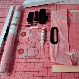 Komplettes Superkit-Duschsystem Revolux Gitter 100 cm