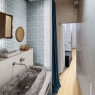 Baño con Revestimiento Memoria Tappeto 1 Blu 15x15