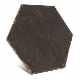 Retro Negre Hex rutschfest 36x41,5 (Box 1 m²)