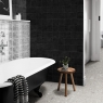 Baño con Revestimiento Memoria Tappeto 1 Nero 15x15