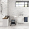 Baño con pavimento Vita Pulido 60x120