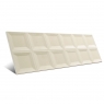 Bliss Square 3D Cream 30x90 (Caja 1.35m2)