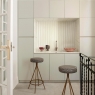 Interior con Revestimiento Bliss Fingers 3D Cream 30x90