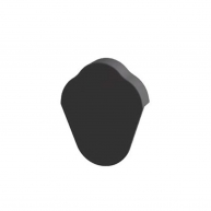 Tapón Lateral Recto Bretaña 2 Natural Black 6x25x27 cm (Precio por pieza)