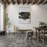 Comedor con Pavimento Craft Charcoal 28.5x33
